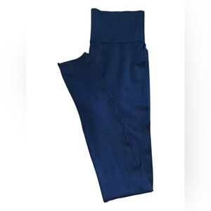 Sofra Blue Leggings – One Size (Fits S–XL)